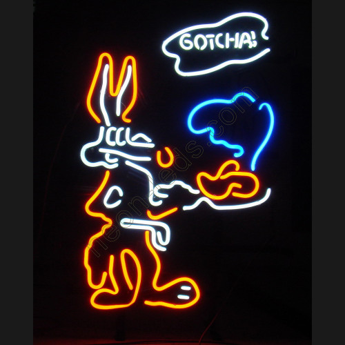 Gotcha Road Runner Neon Auto Sign