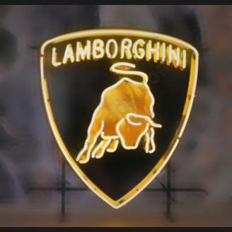 Lamborghini neon auto sign
