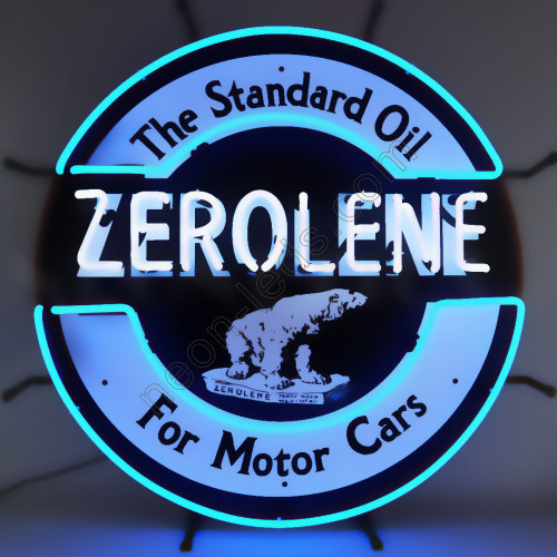 ZEROLENE NEON AUTO SIGN WL-BEE542