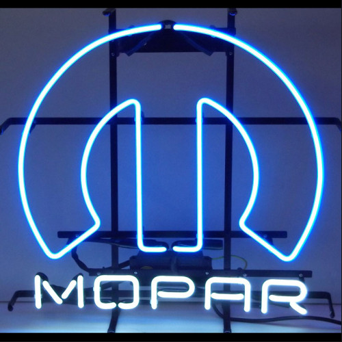 Mopar Logo Neon Auto Sign