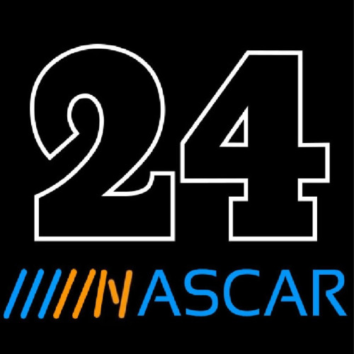24 NASCAR Neon Auto Sign