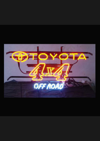 Toyota 4x4 Off Road Neon Auto Sign Toyota 4x4 Off Road Neon Auto Sign