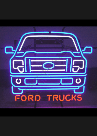 Ford Trucks Neon Auto Sign Ford Trucks Neon Auto Sign