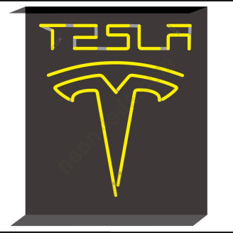 Tesla Auto Neon Auto Sign