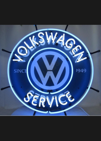 Volkswagen service Neon Auto Sign Volkswagen service Neon Auto Sign