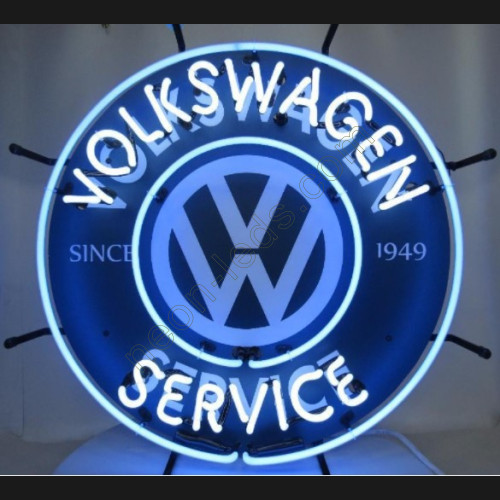 Volkswagen service Neon Auto Sign WL-221120 Volkswagen service Neon Auto Sign WL-221120