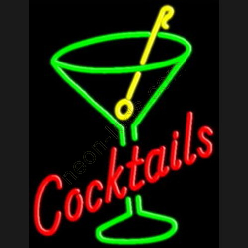 Cocktails bar neon sign WL-CBS002-3
