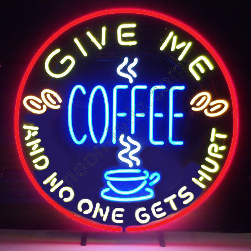 Give ME Coffee Neon Sign WL-COF002 Give ME Coffee Neon Sign WL-COF002