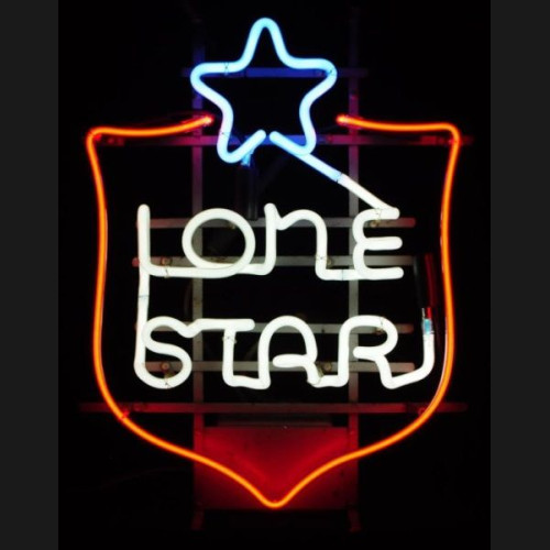 Lone Star Neon Beer Sign