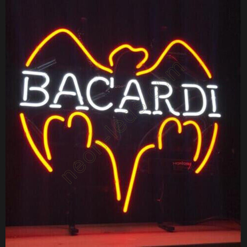 Bacardi Rum Whisky Batman Neon Sign WL-BEE516 Bacardi Rum Whisky Batman Neon Sign WL-BEE516