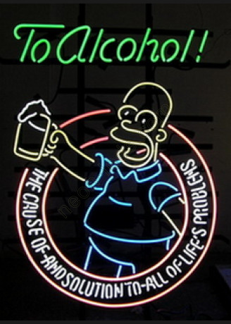To alcohol neon sign To alcohol neon sign
