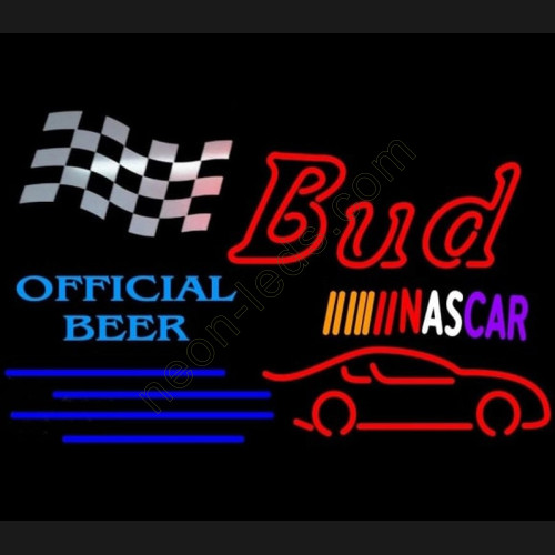 Bud NASCAR Official Neon Sign WL-NAC07