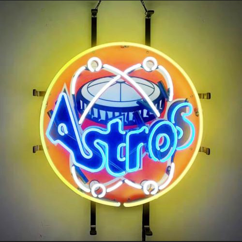 Huston Astros Neon Sign