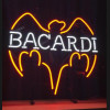Bacardi Rum Whisky Batman Neon Sign