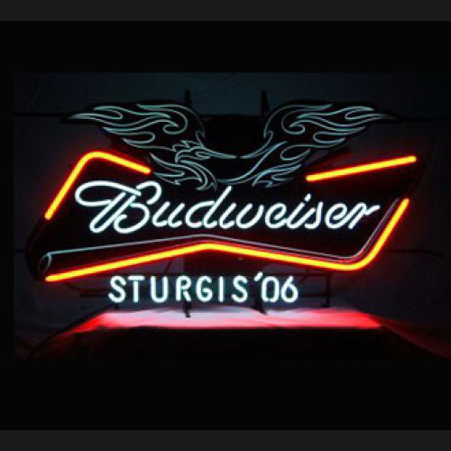 Budweiser Sturgis'06 Neon Beer Sign