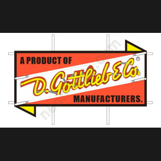 Gottlieb Neon Sign