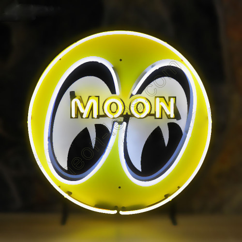 Moon neon auto  sign