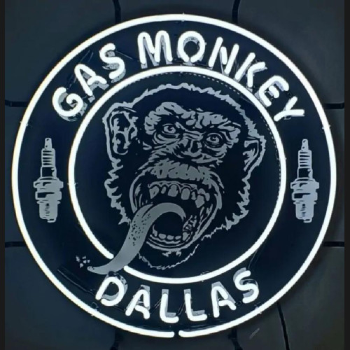 Gas monkey dallas neon sign