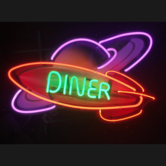 Rocket Diner neon