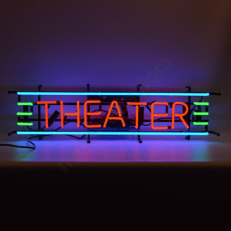 THEATER neon sign