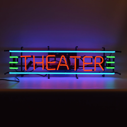 THEATER neon sign