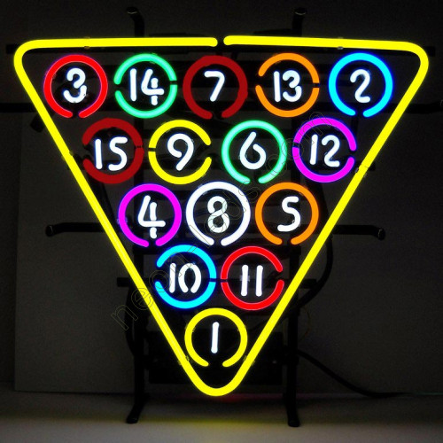 15 Ball Rack Neon Sign 15 Ball Rack Neon Sign