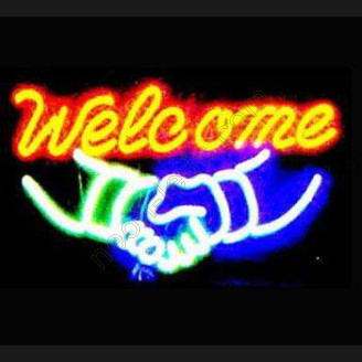 Welcome Neon Sign
