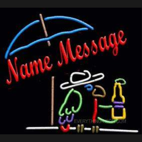 Name Message neon sign