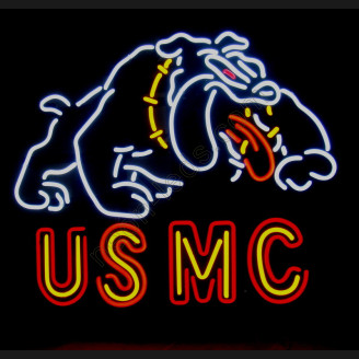 US MC Neon Sign