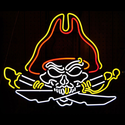Pirate Skull Neon Sign