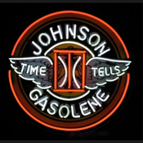 Johnson Gasoline Neon Sign,WL-NCC027-J01