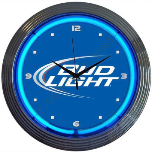 Budlight beer neon clock WL-NCS035 Budlight beer neon clock WL-NCS035