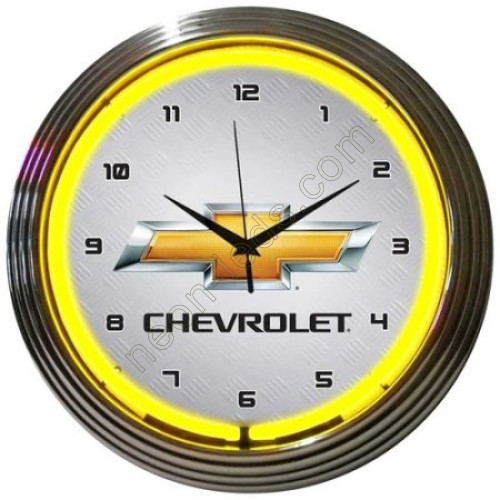 Chevrolet Neon Clock WL-NCS045