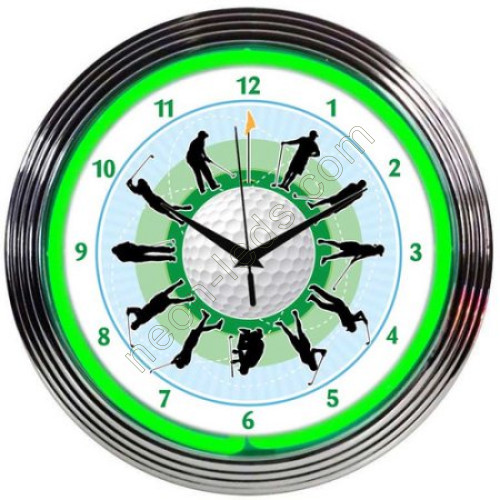 Golf Neon Clock WL-NCS019 Golf Neon Clock WL-NCS019