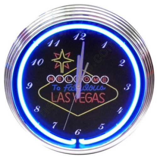 Las Vegas Neon Clock WL-NCS021