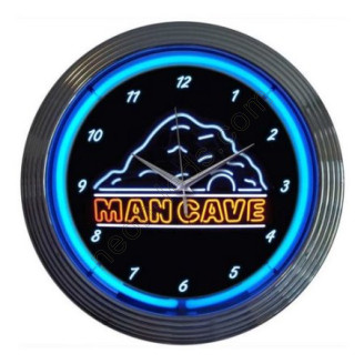 Man cave neon clock