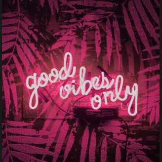 Good Vibes Only Neon Sign