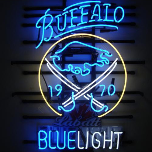 Labatt Blue neon beer sign