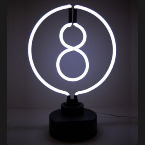 8 Ball Pool Billiards Neon Sculpture
