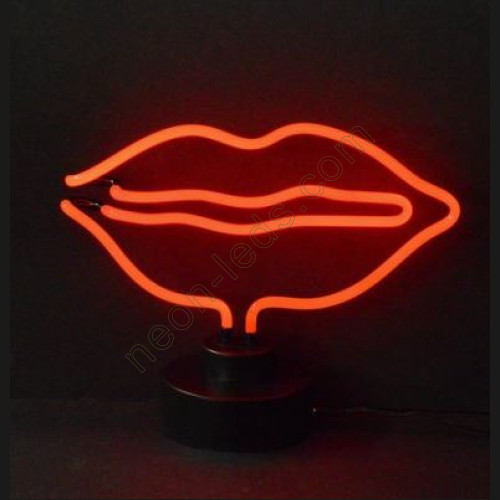 Lips Table Neon Sign