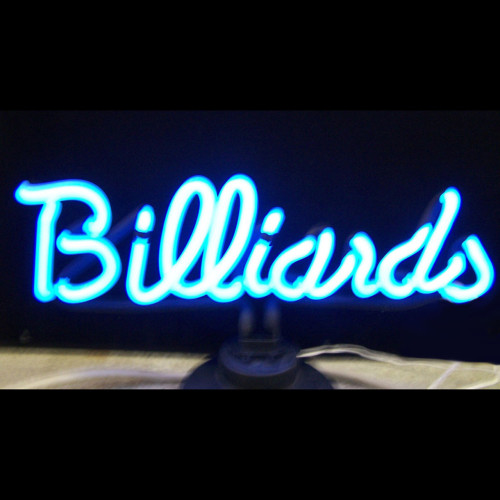 BILLIARDS NEON SCULPTURE