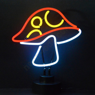 Mushroom Neon Sculptur