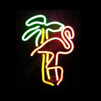 Double dolphin neon sculpture