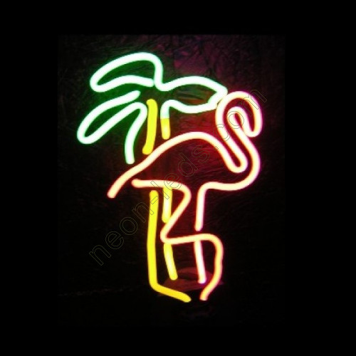 Double dolphin neon sculpture