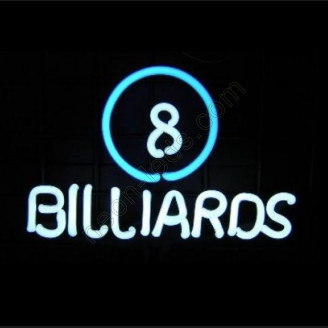 8 Ball Billiards NEON Sculpture
