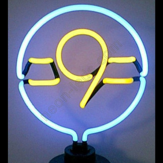 9 Ball Neon Sculpture