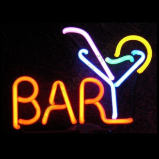 Bar martini neon sculpture