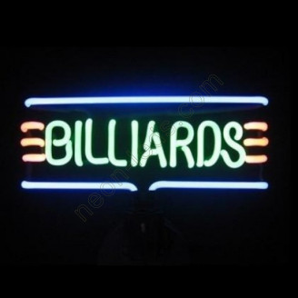 Billiards stripe neon sculpture