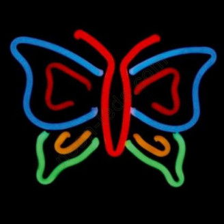 Butterfly neon sculptures