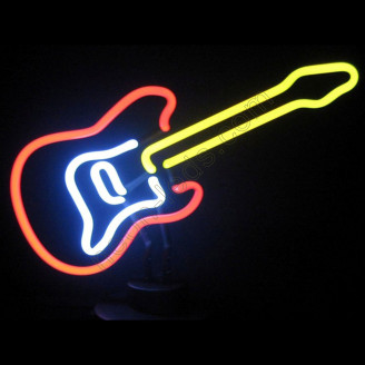 ELECTRIC GUITAR NEON SCULPTURE